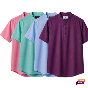 4 Pcs Half Sleeve OXF Katua-Sky+Pest+misty+Purple